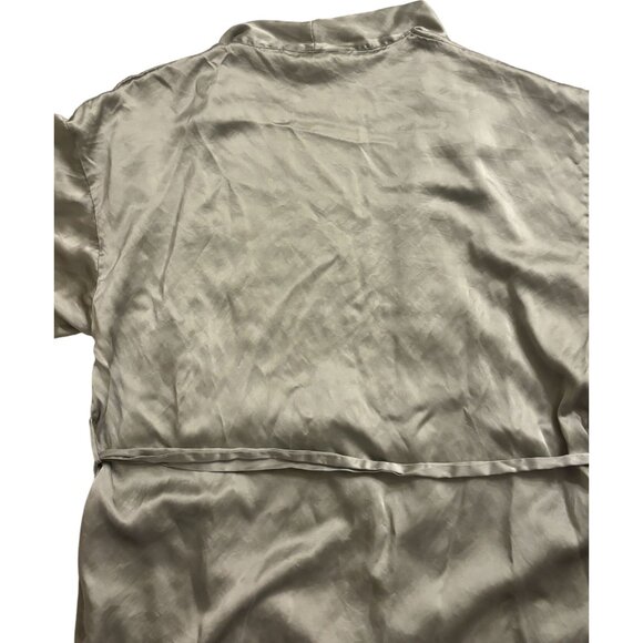 Vintage Victorian Secret Satin & Lace Chemise Nightgown Slip Dress w Spaghetti S - Picture 7 of 16